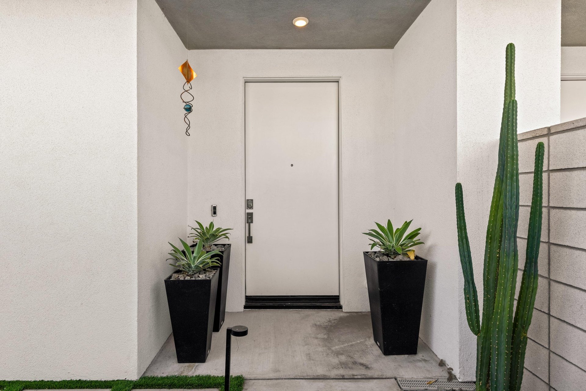 Modern entrance