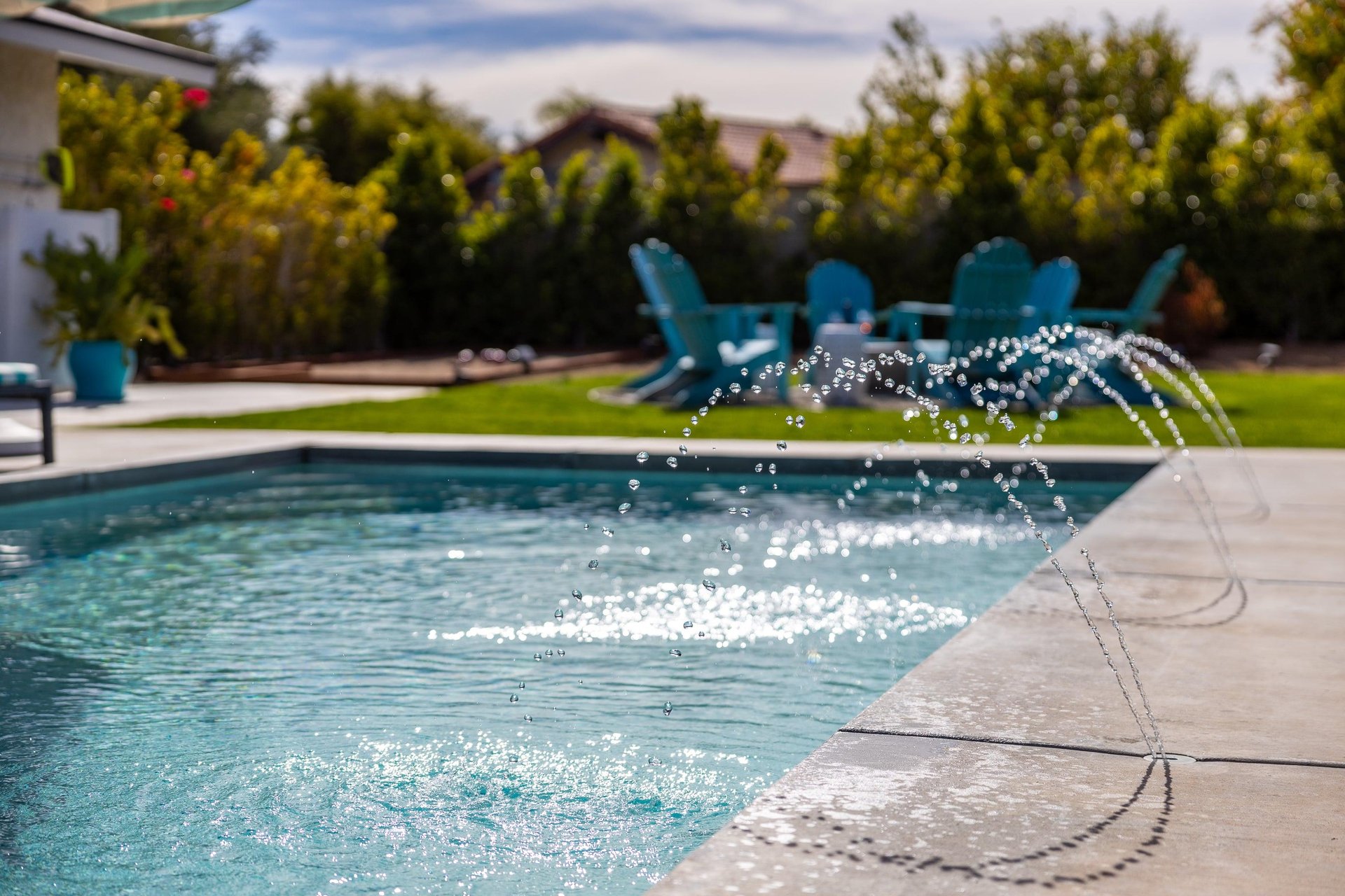 Splash in the pool