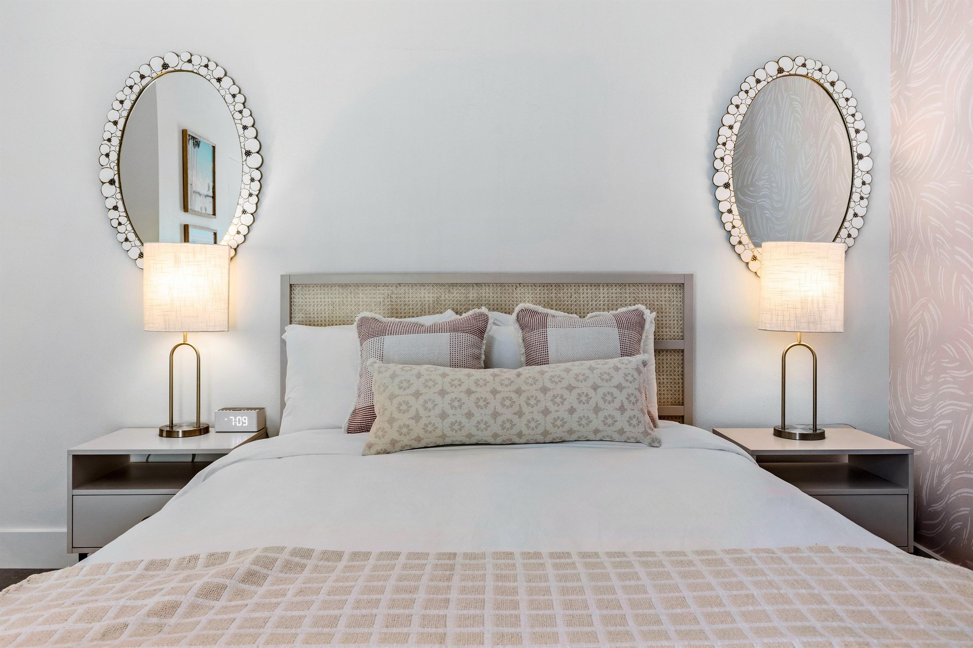 Comfortable guest bedroom