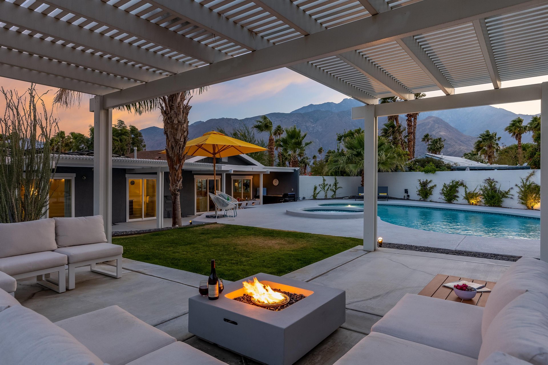 Spend your evenings around the fire