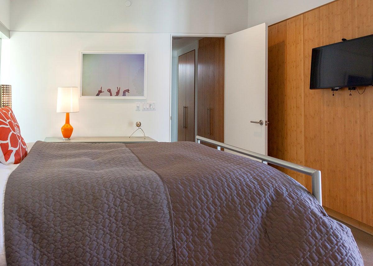 Spacious bedrooms