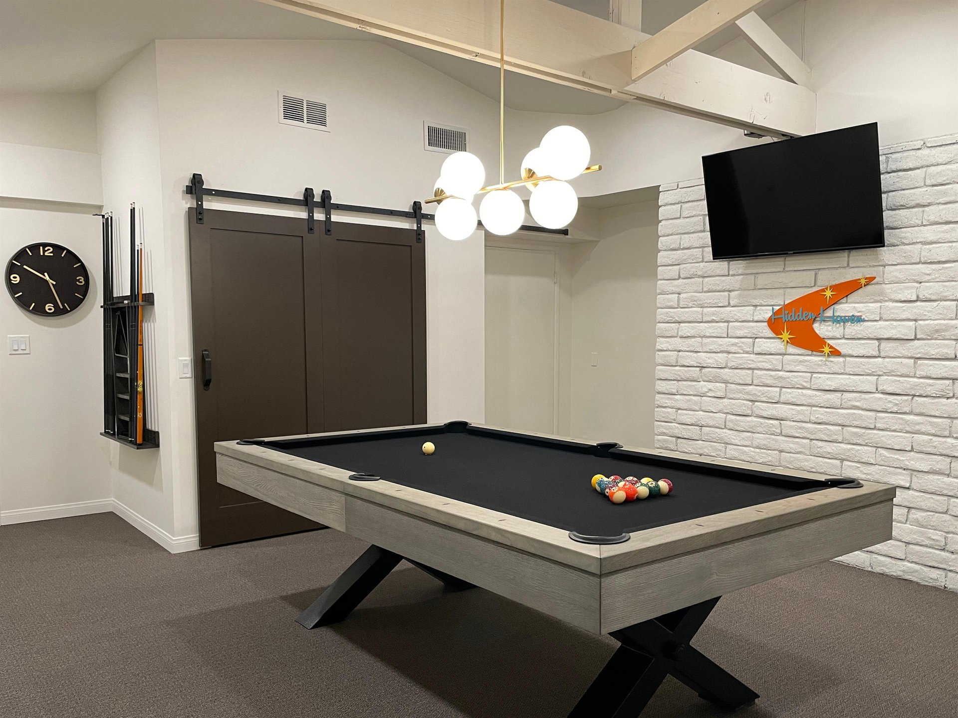 Challenge your friends to a game of pool