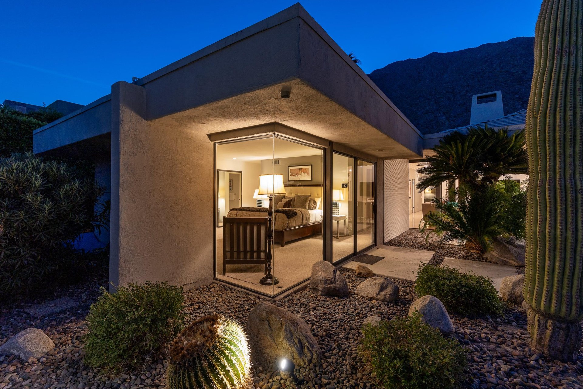 Desert landscaping