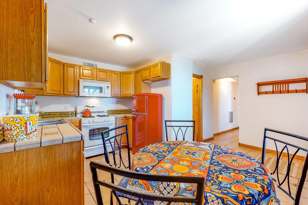 Second dining downstairs makes the home perfect for spreading out families.