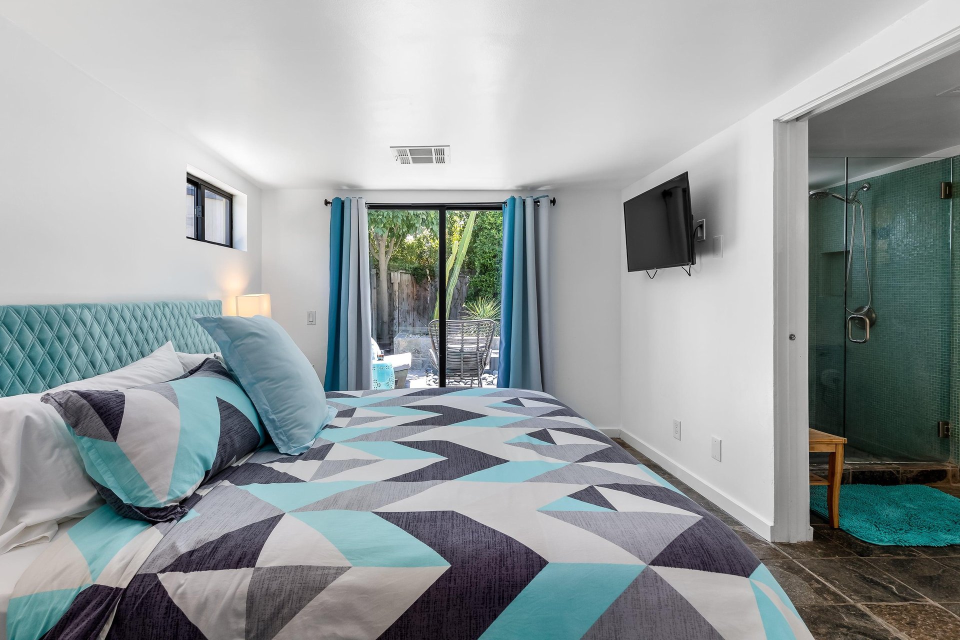 Comfortable guest bedroom