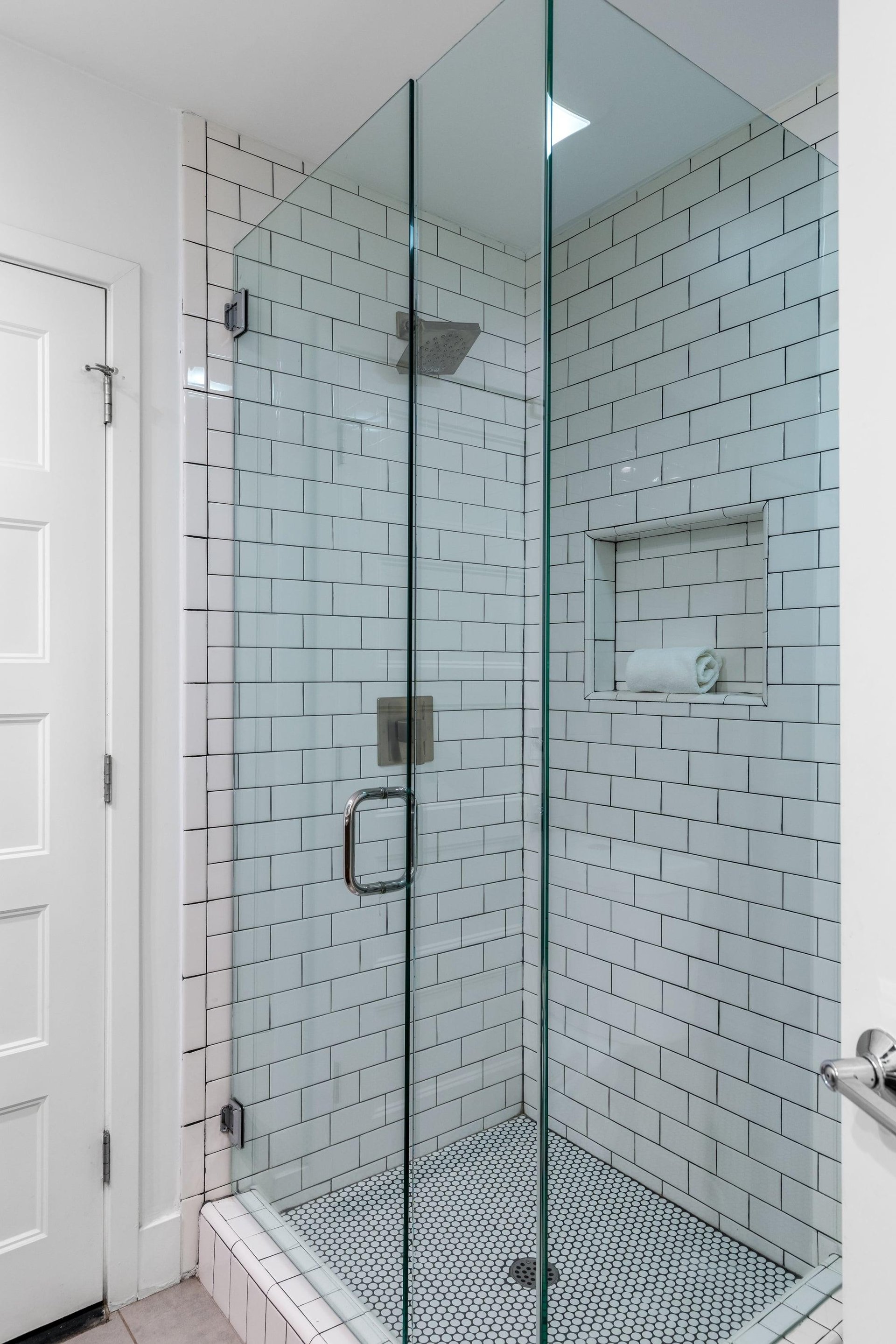 Walkin shower.