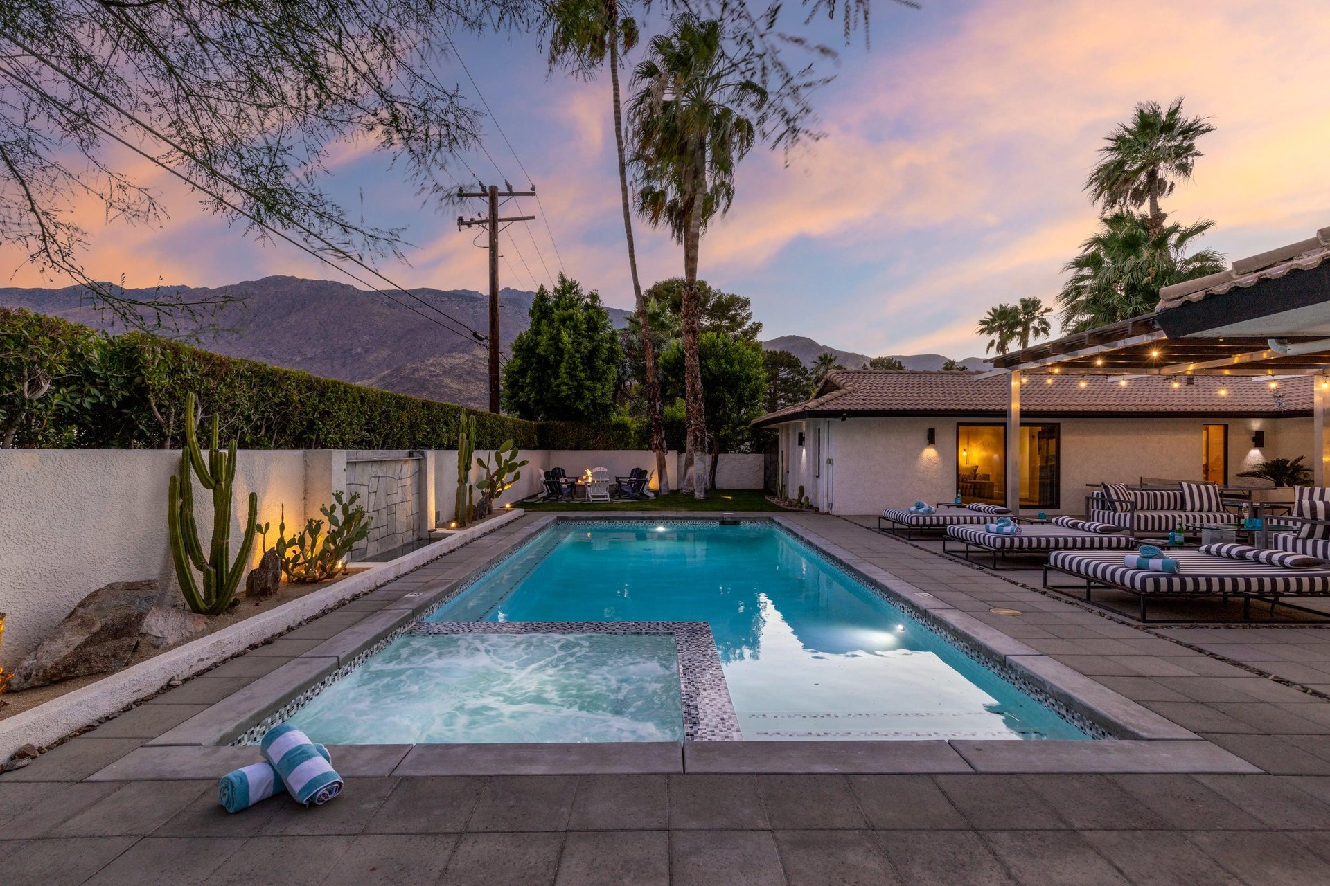 Private pool and spa.