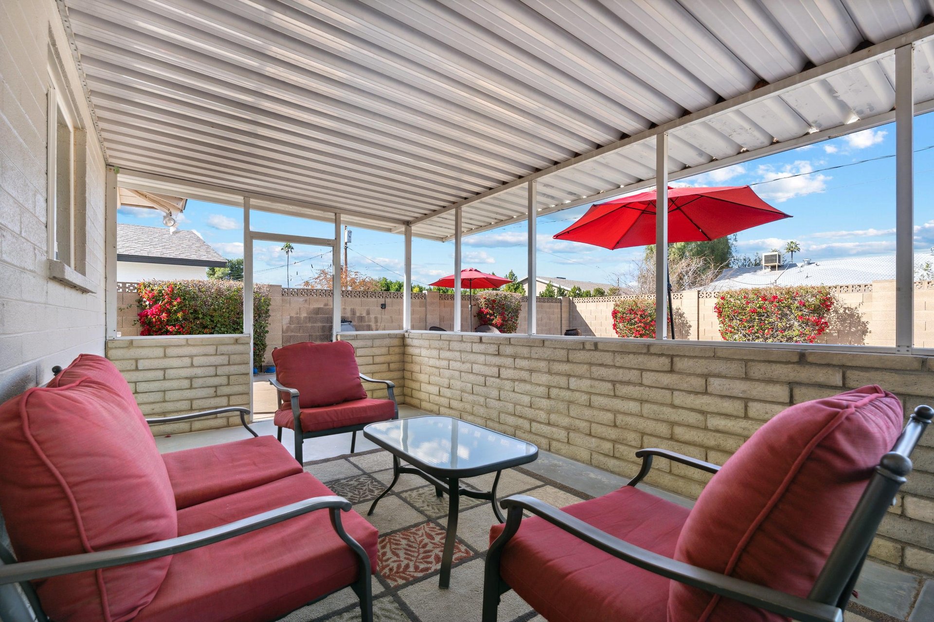 Covered outdoor patio