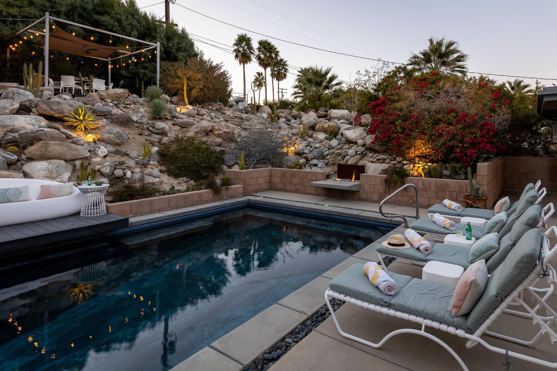 Stunning natural landscaping
