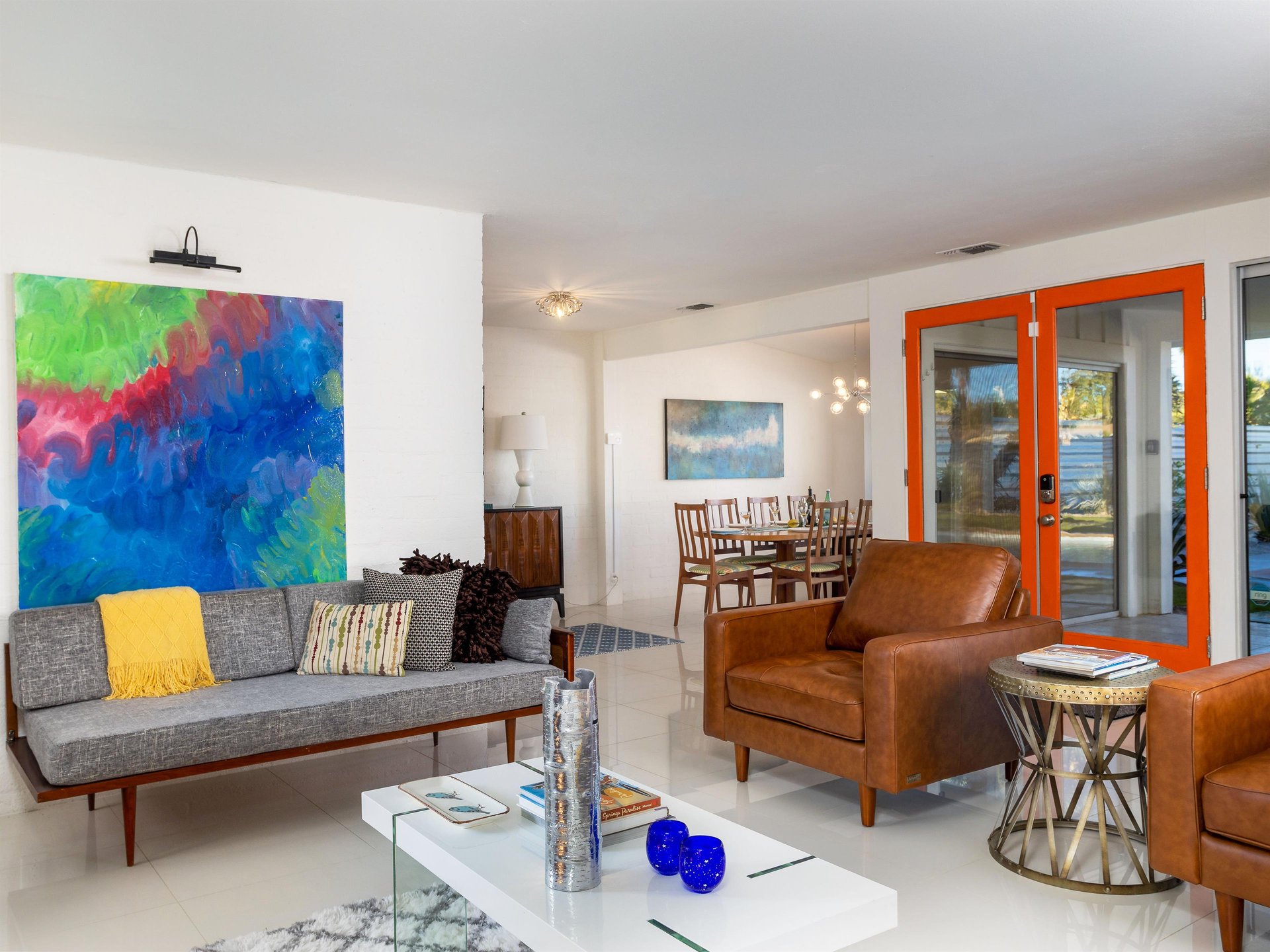 Ample seating in the living room