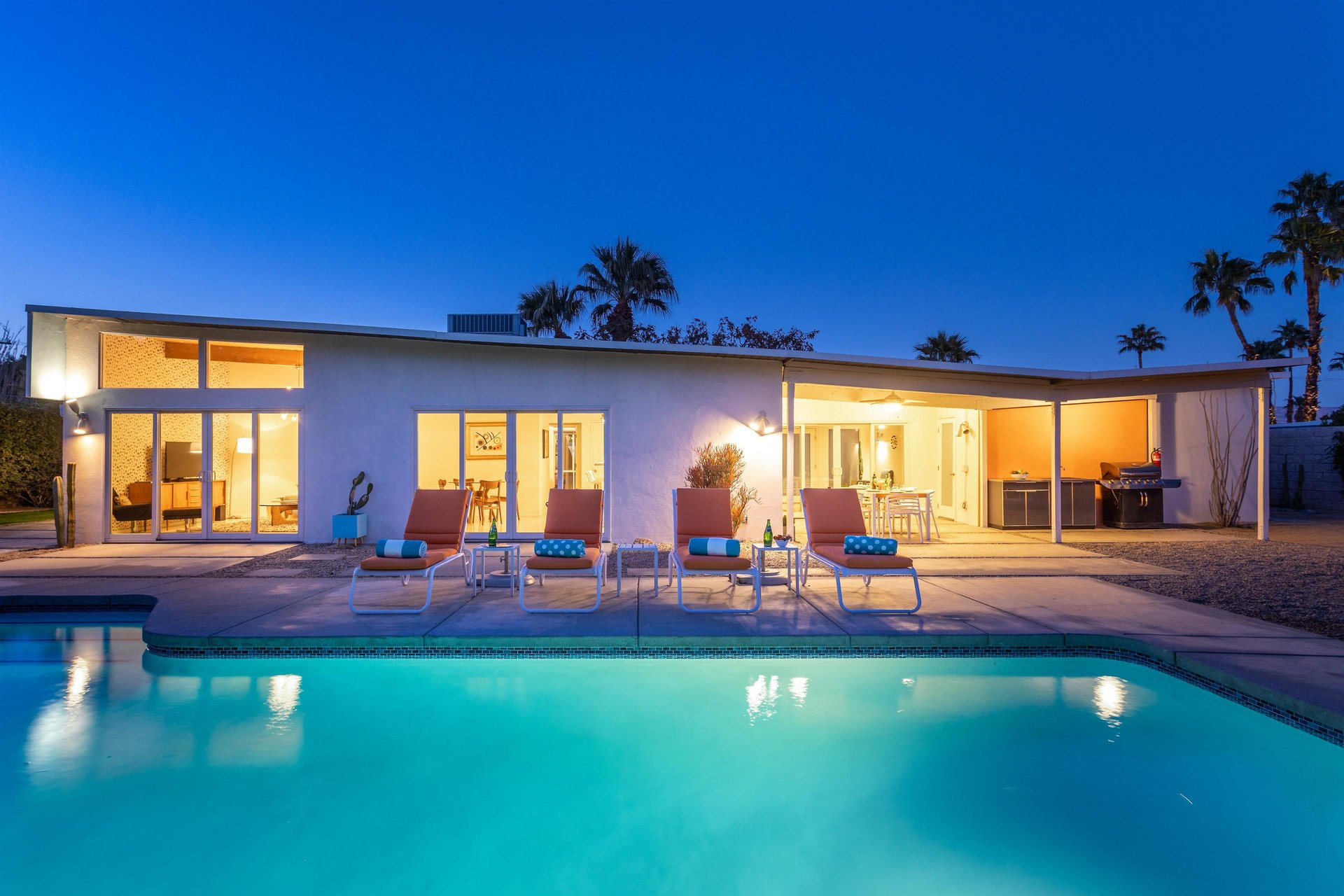 Enjoy a swim under the stars