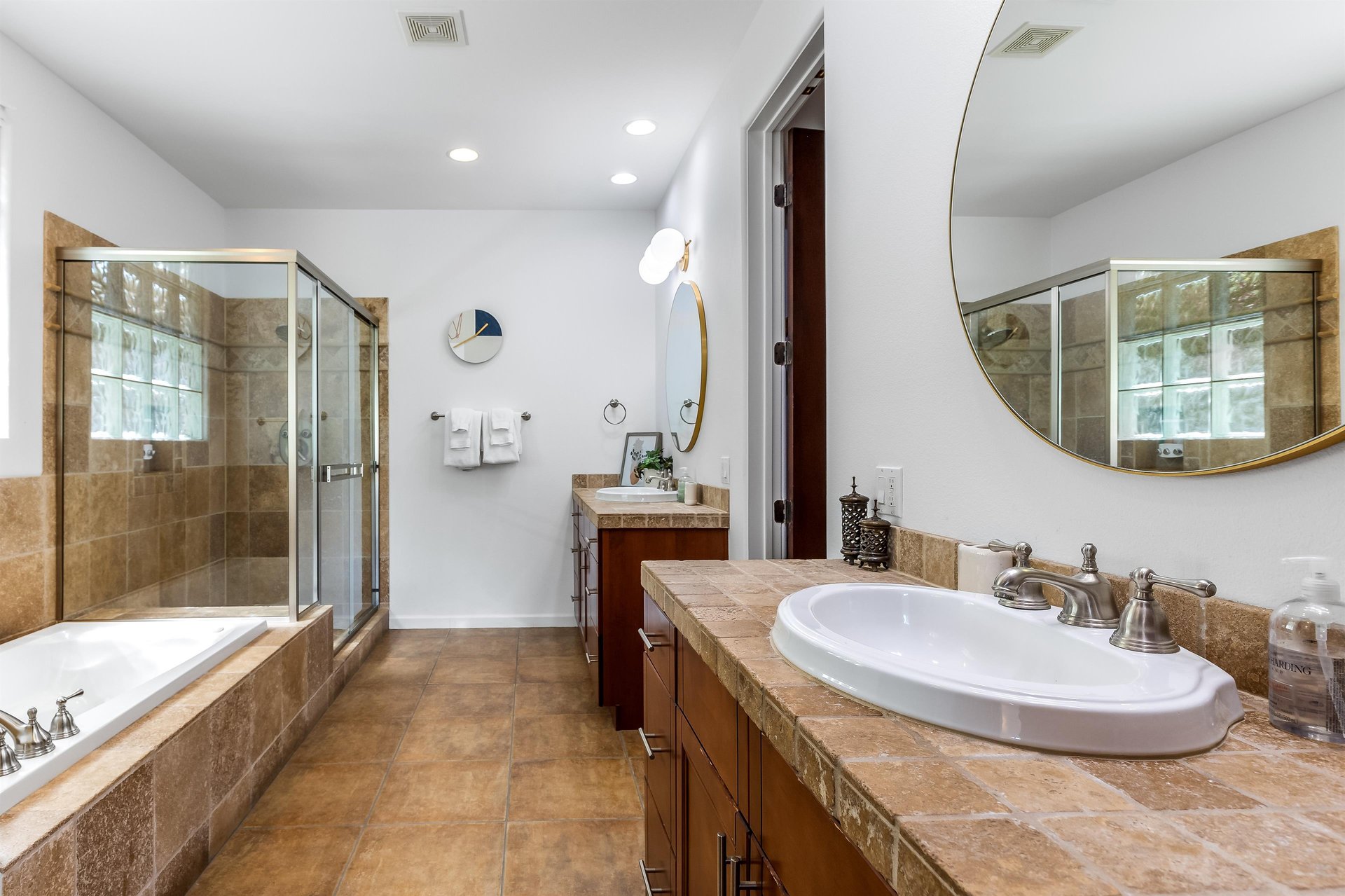 Huge guest bathroom