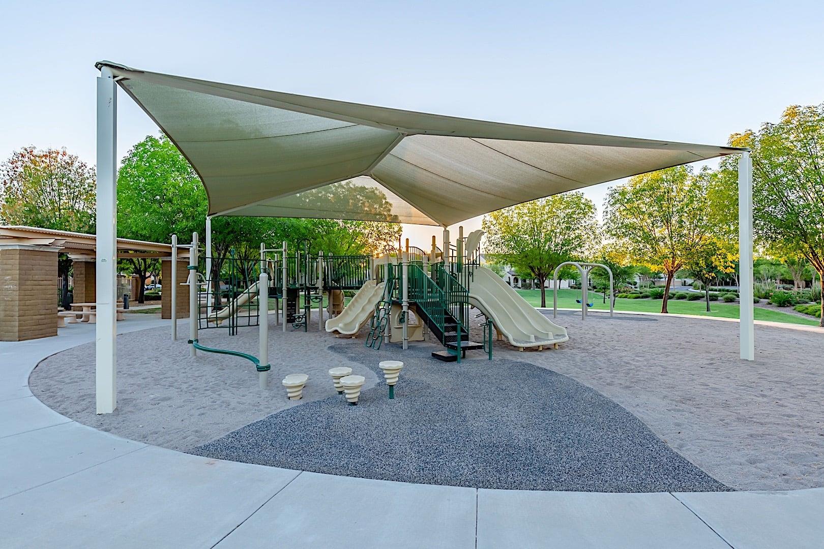 Childrens playground just down the street
