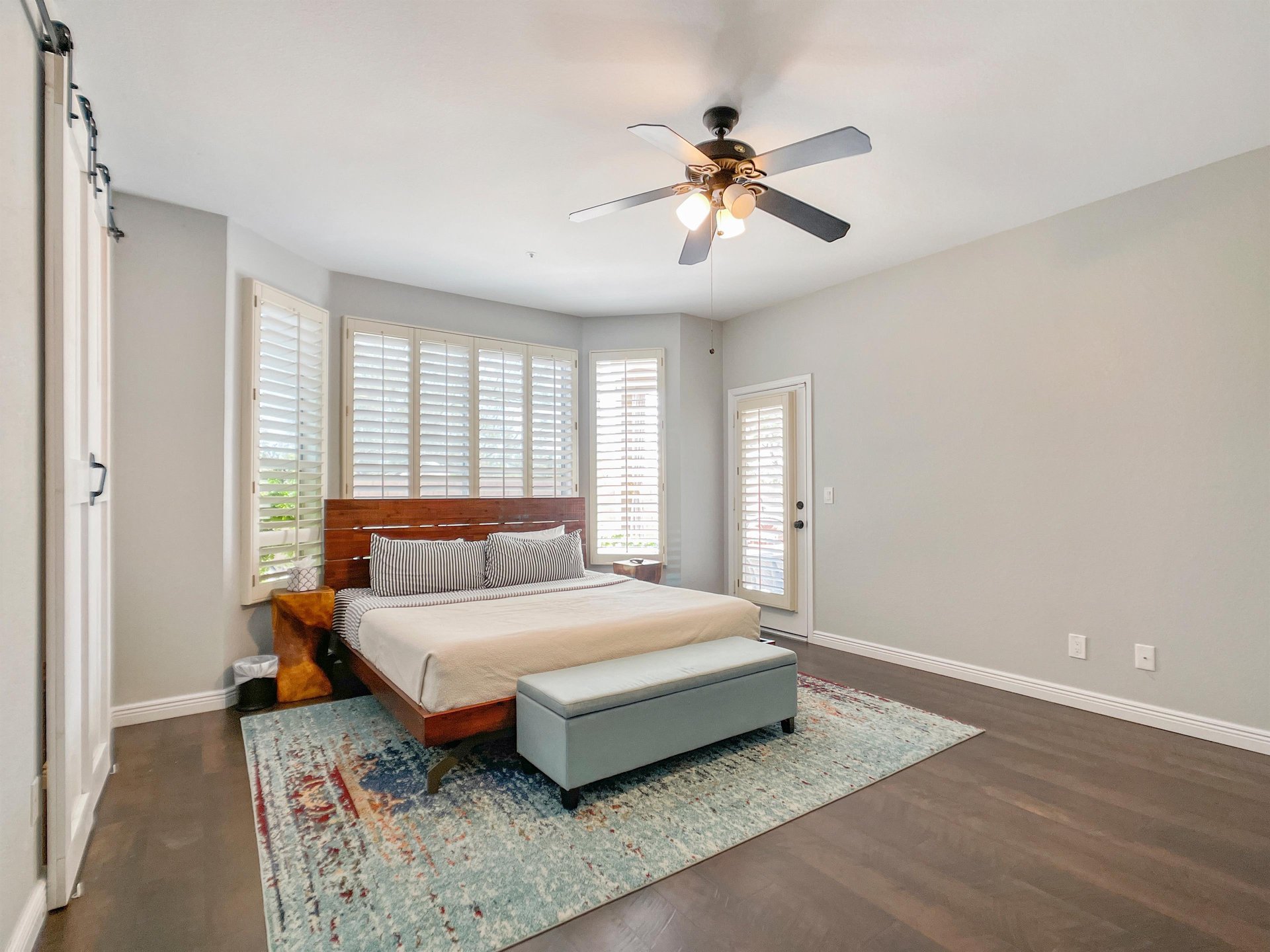 Lux main suite on first floor