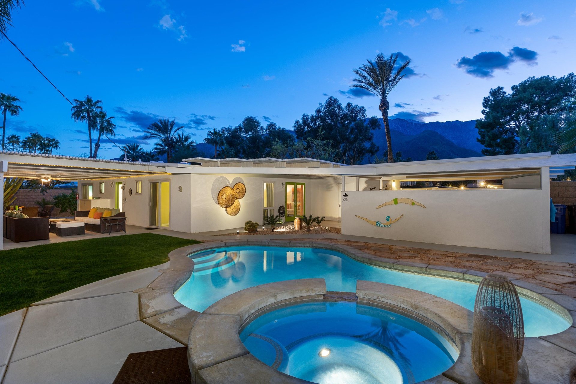 Soak in the spa