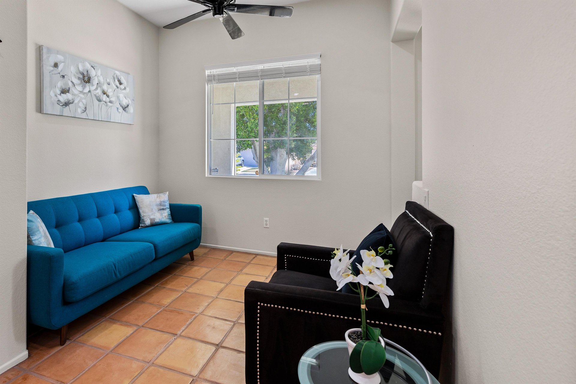 Cozy sitting room