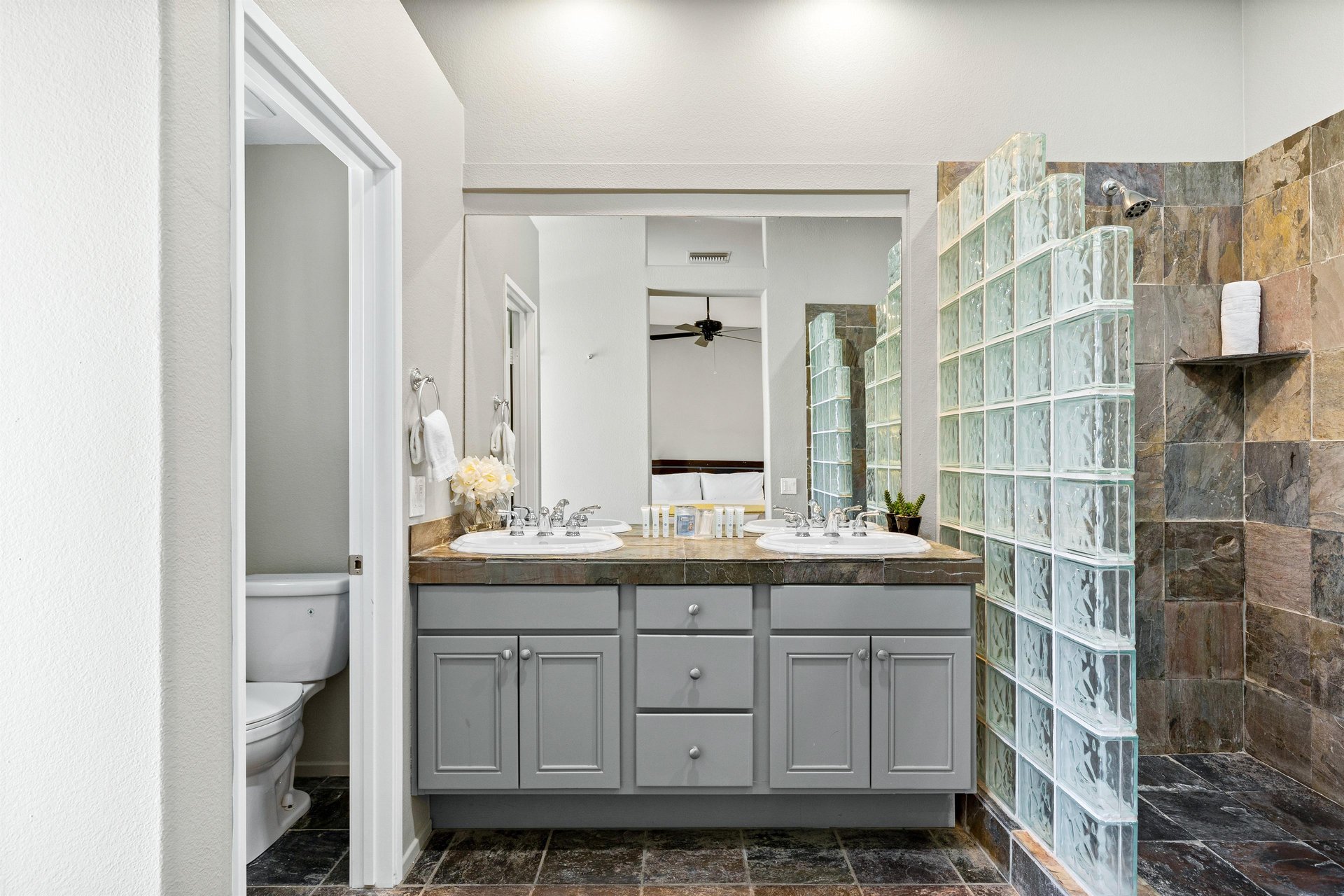 Ensuite guest bathroom