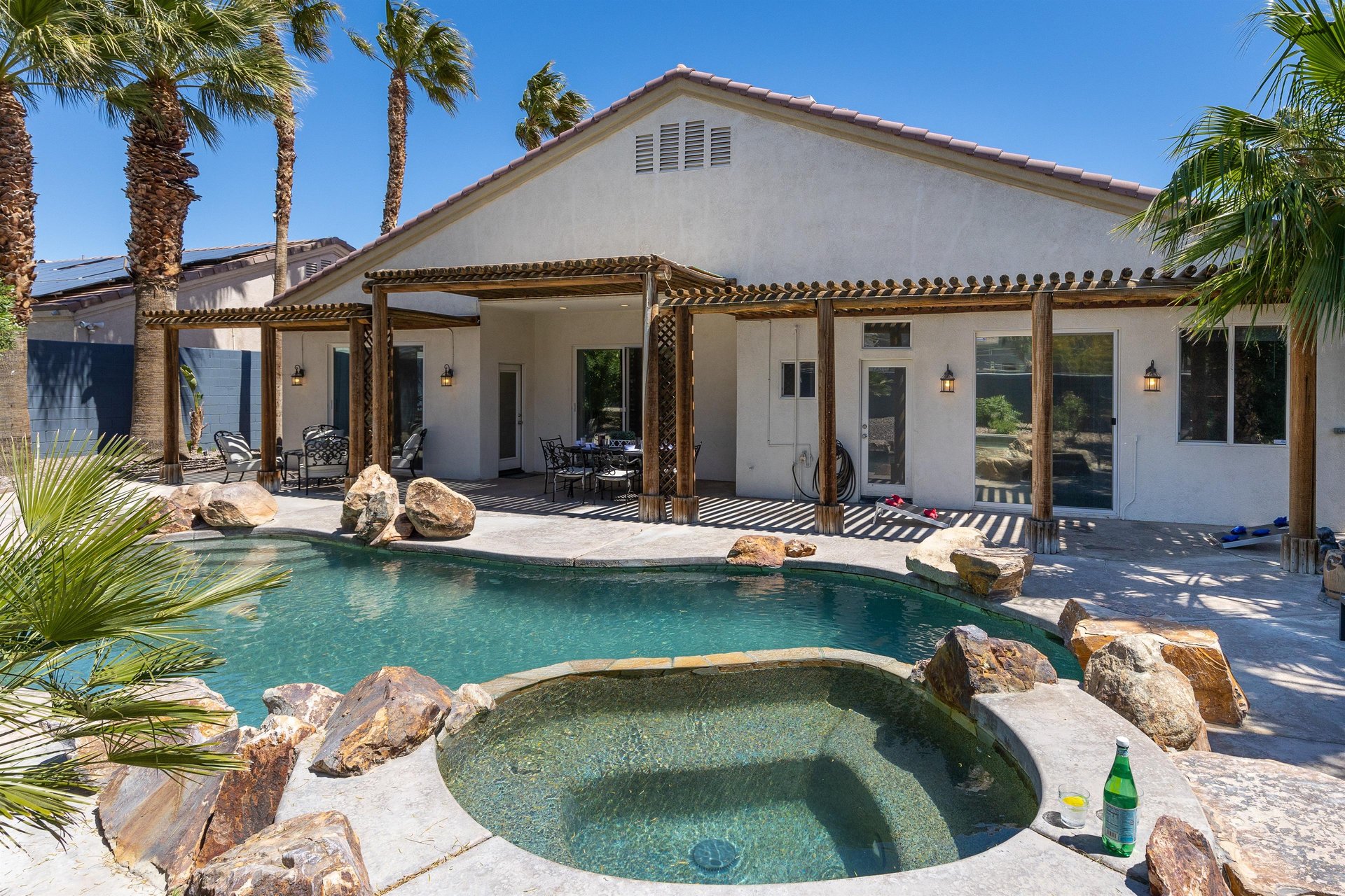 Soak in the spa