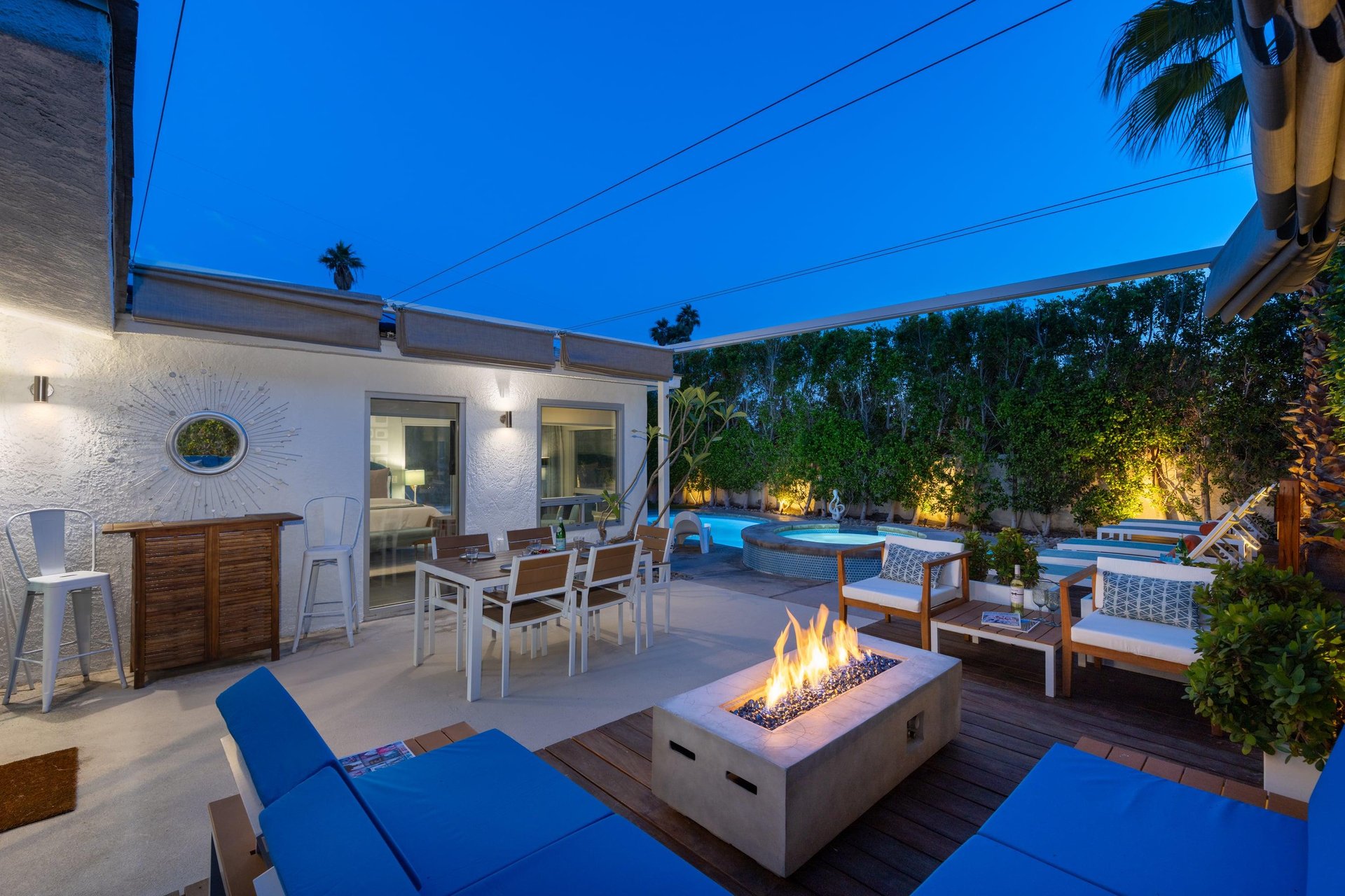 Time to gather around the fire pit