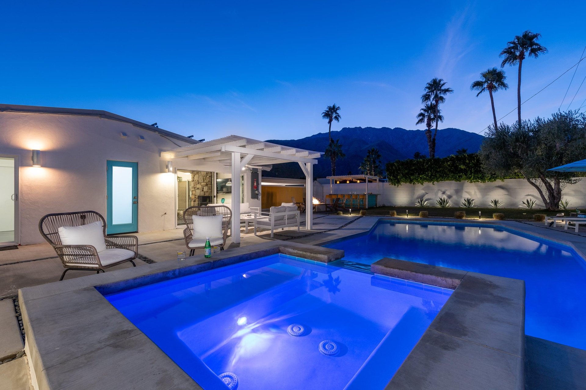 Soak in the spa