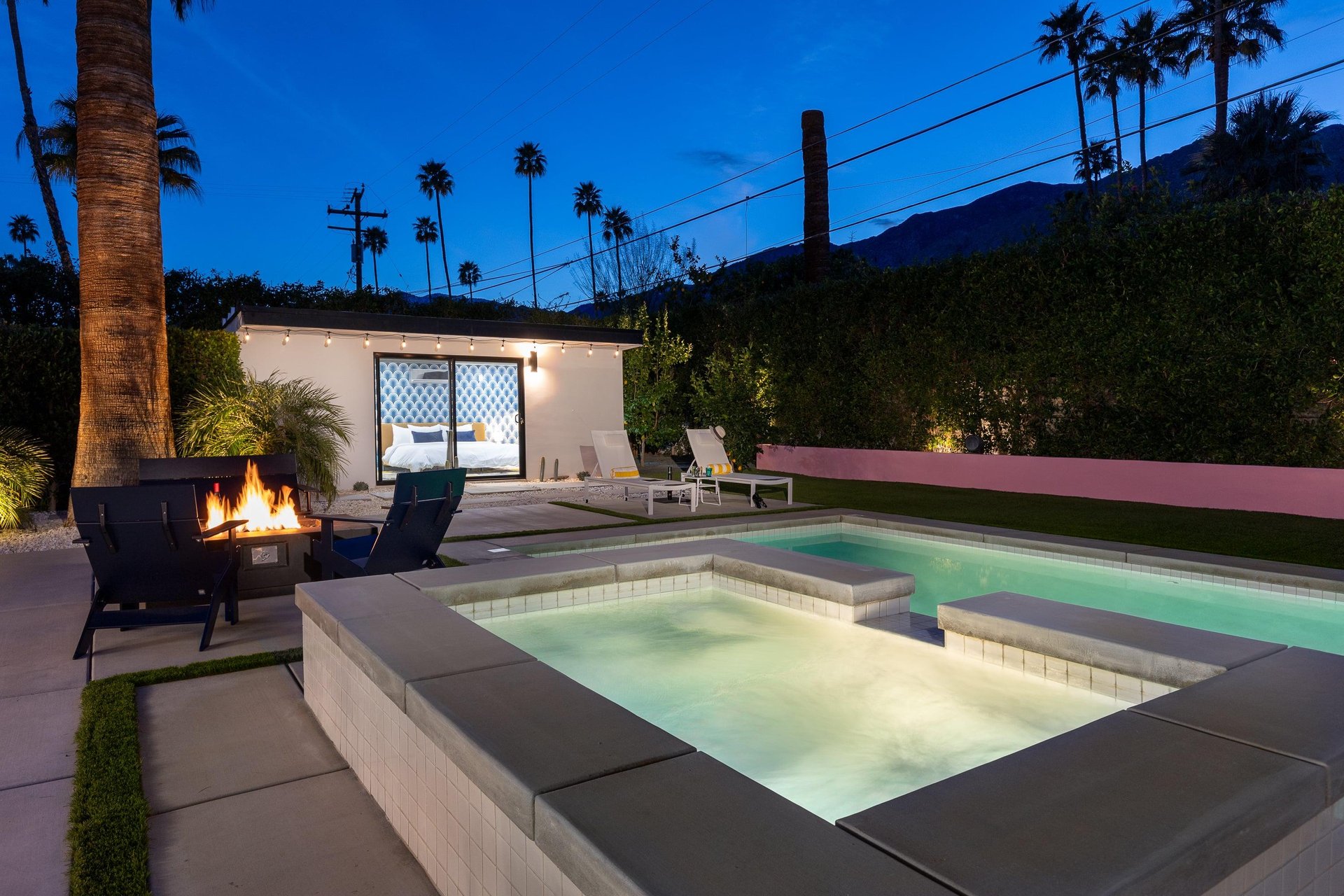 Soak in the spa