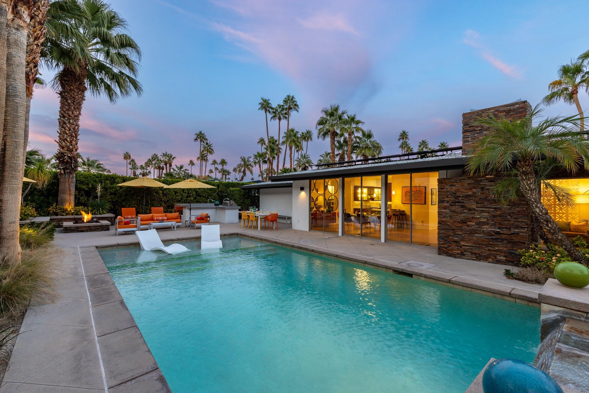 Nothing better than a Palm Springs sunset