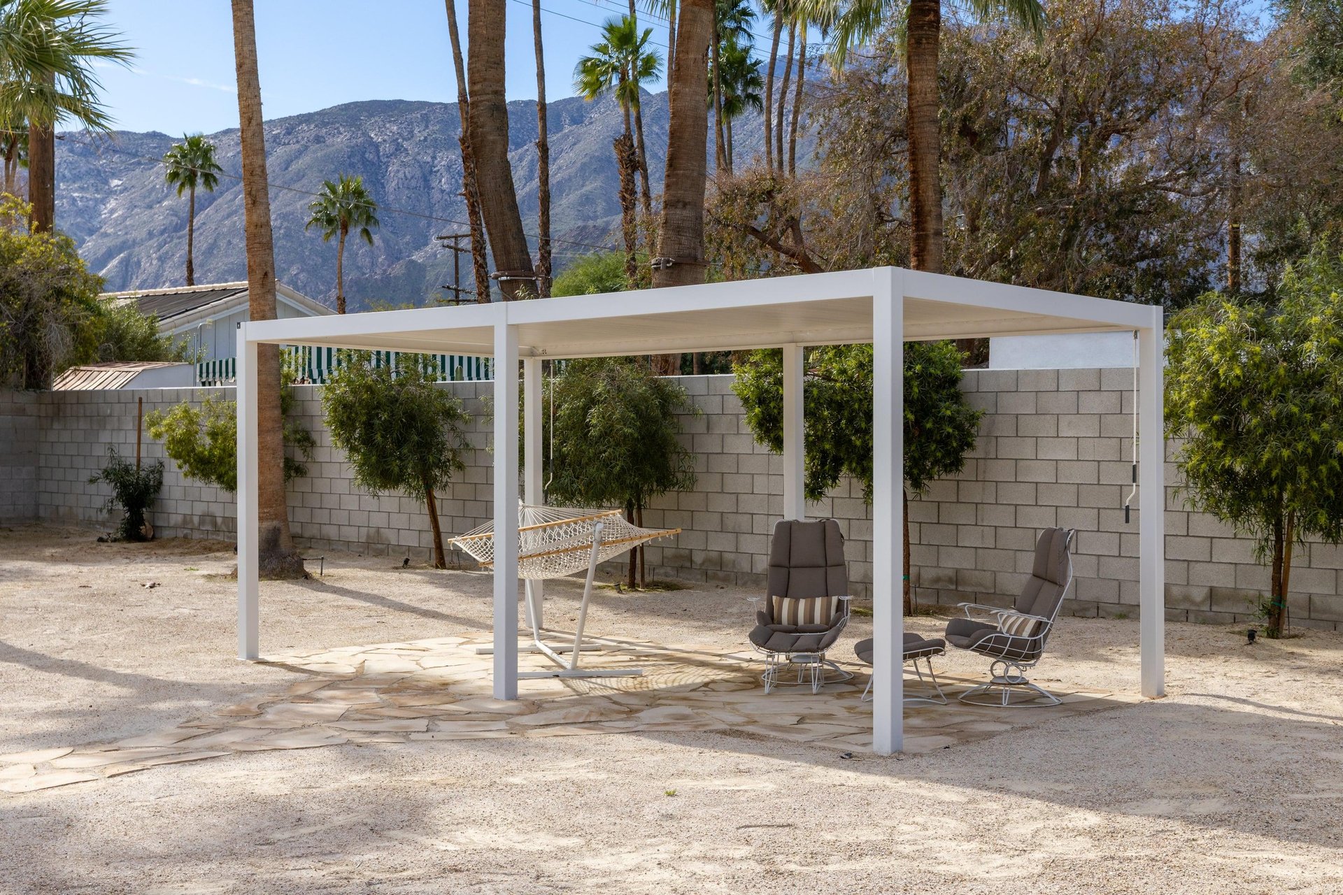 Relax under your private pergola