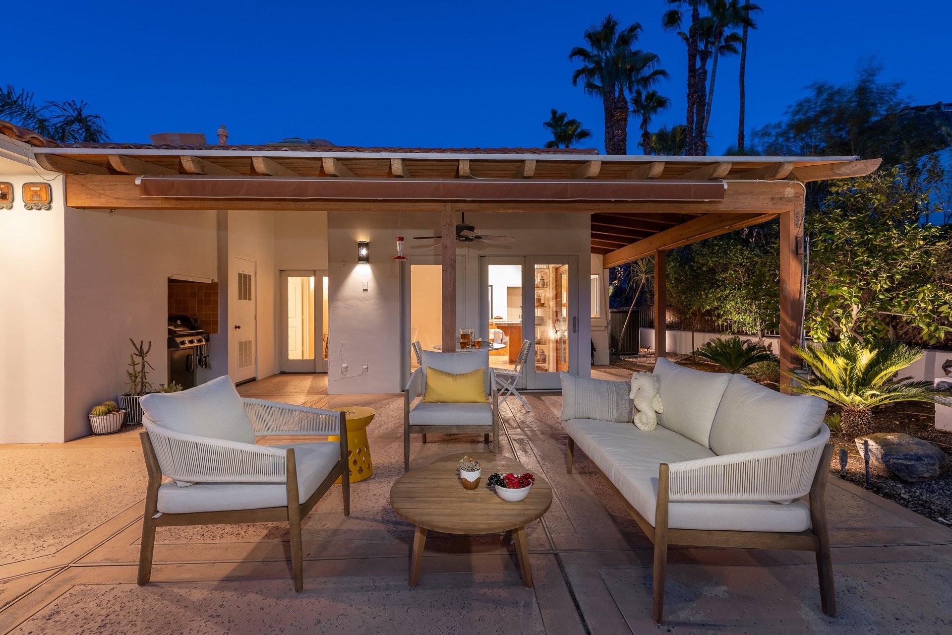 Plush outdoor sofas
