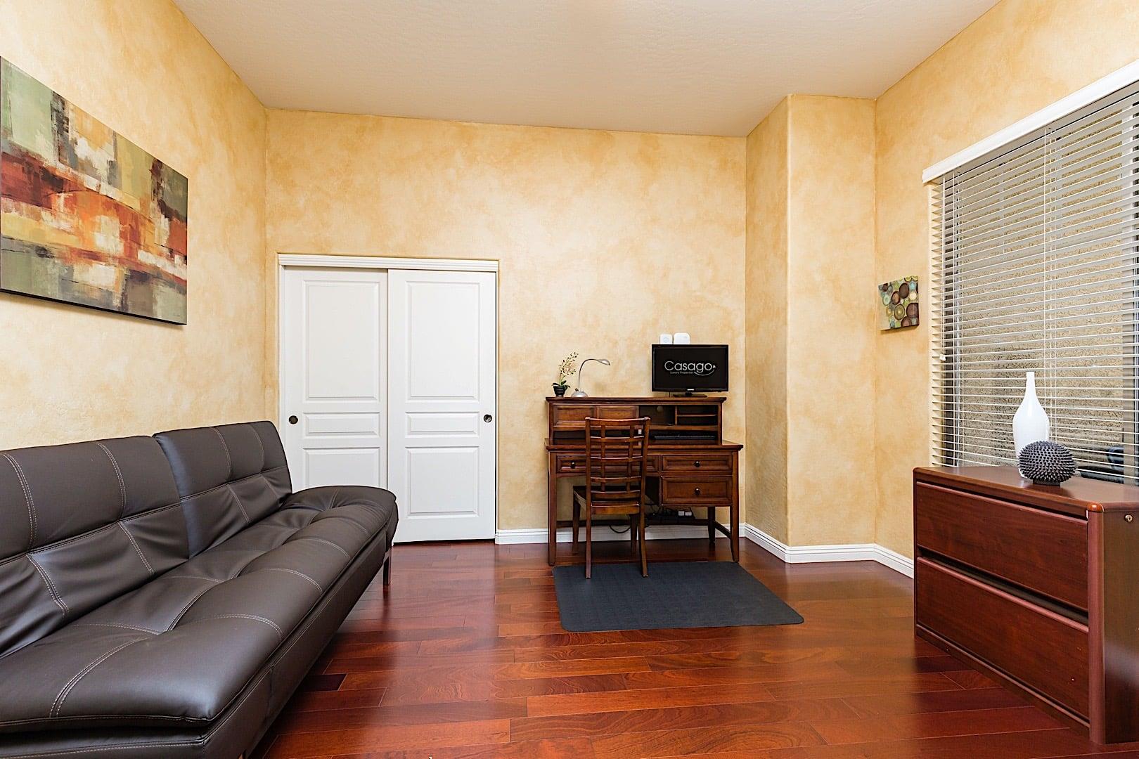 Office with futon