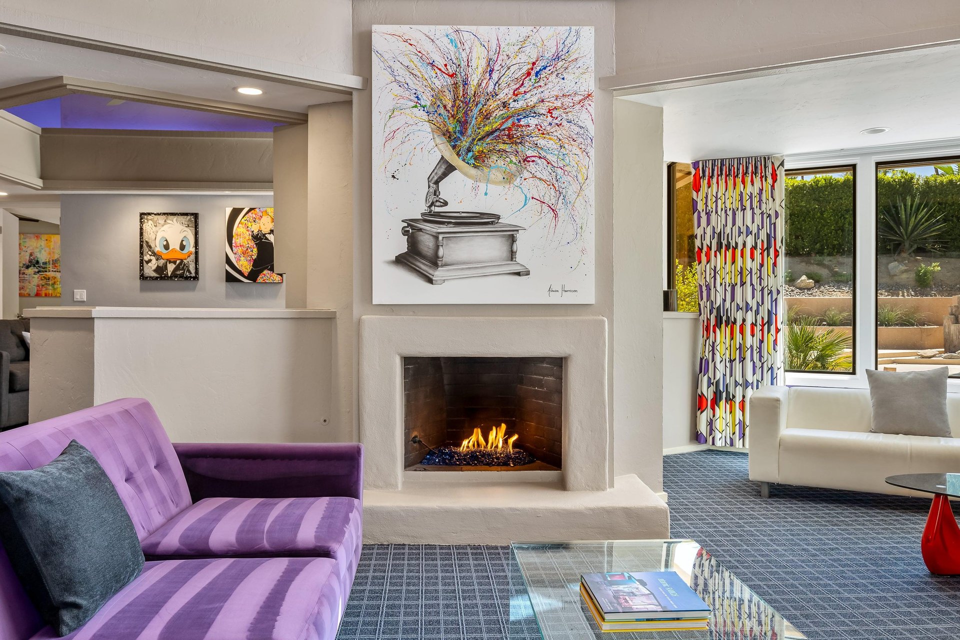 Indoor fireplace