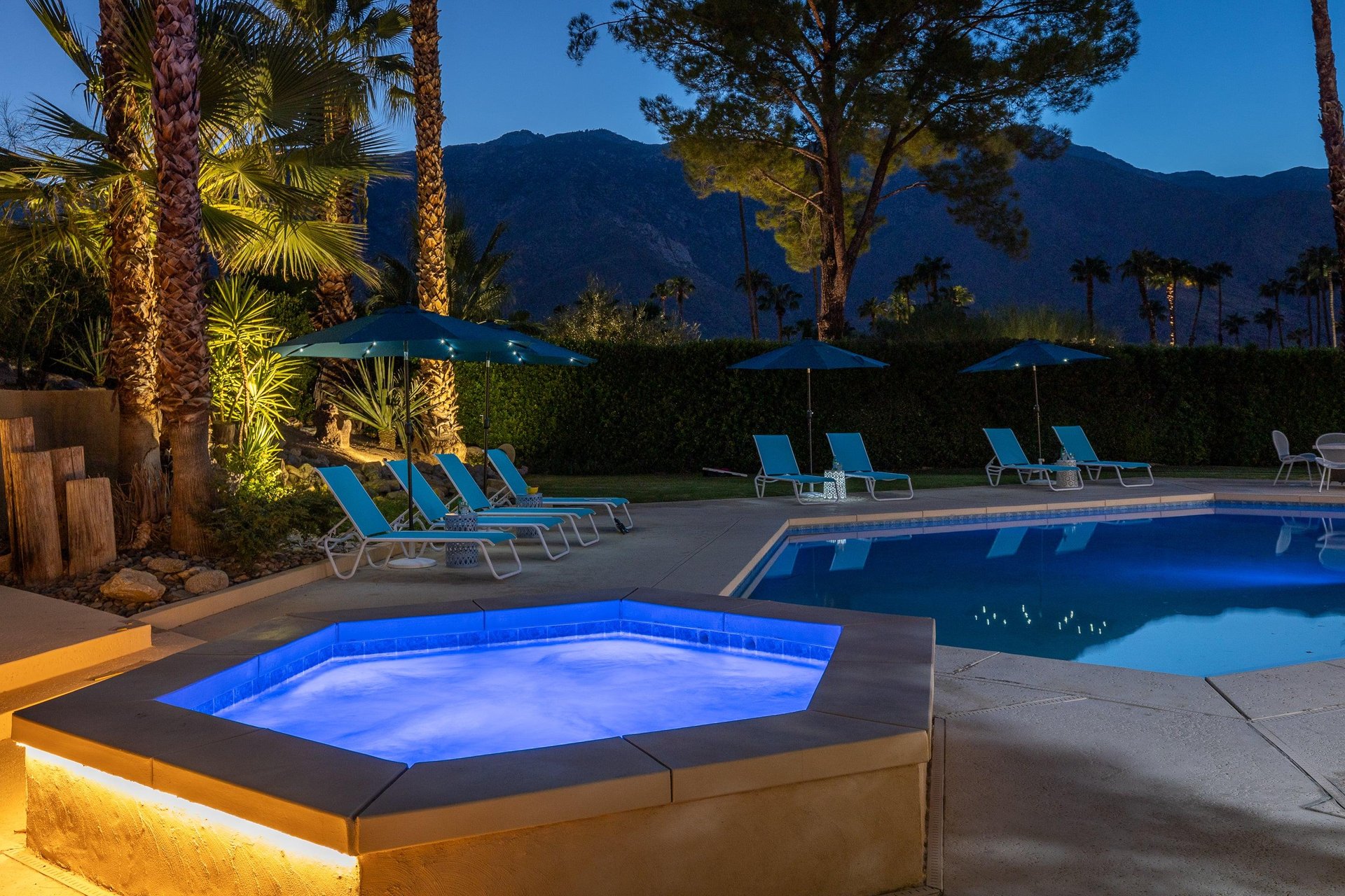 Soak in the spa