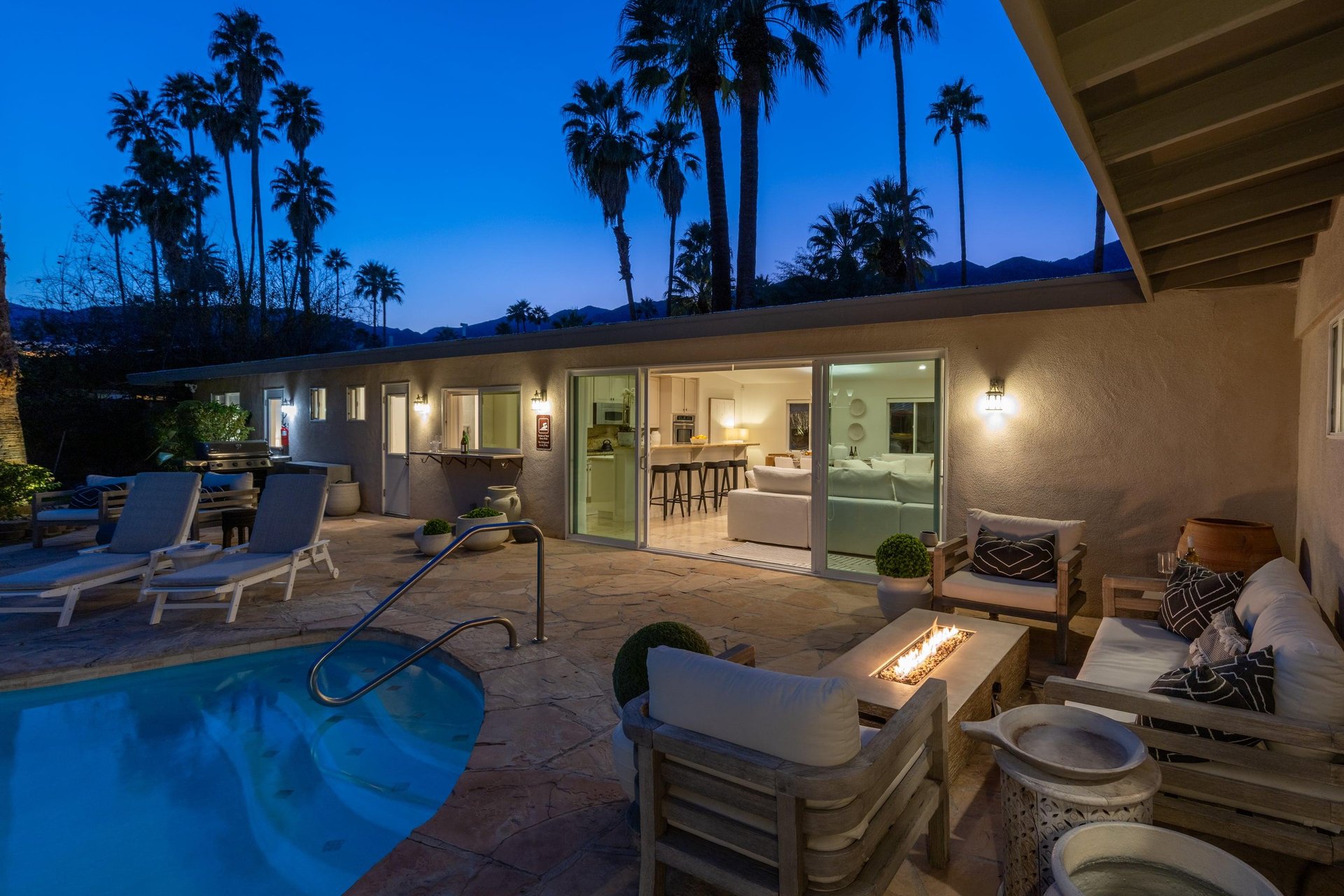 Modern desert oasis