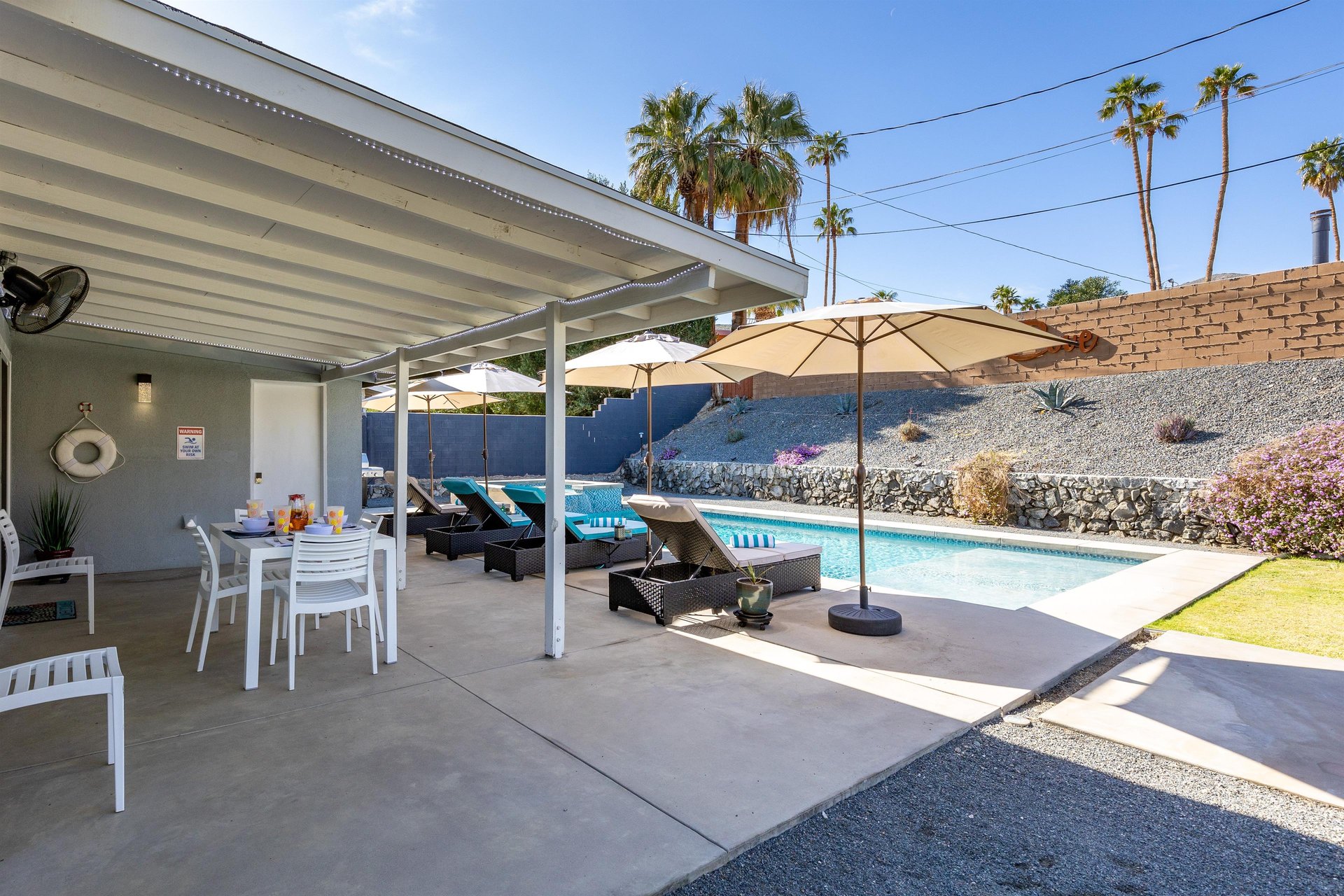 Huge patio