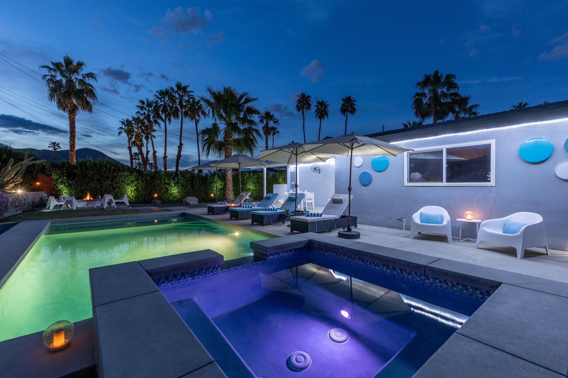 Soak in the spa