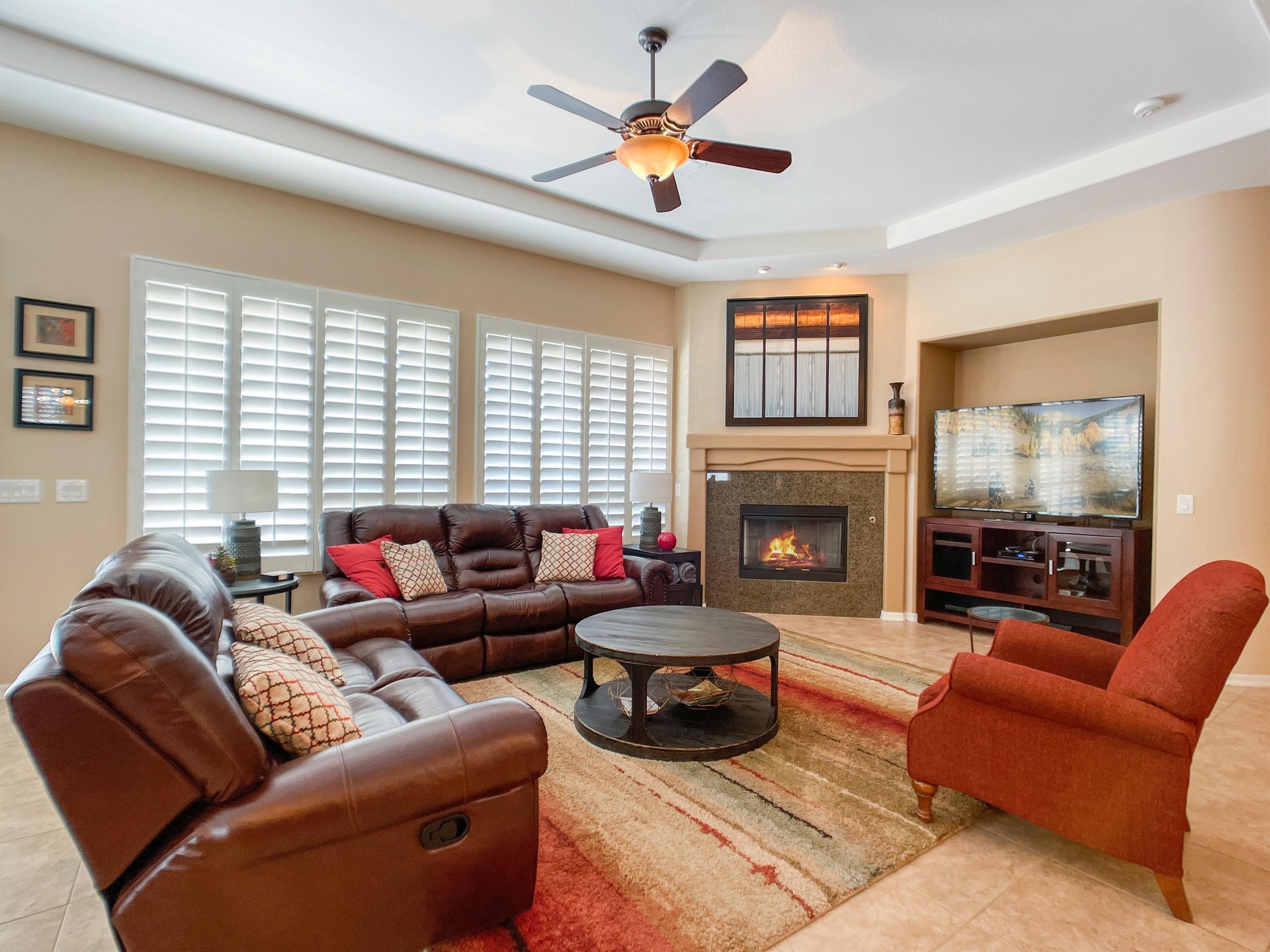 A warm welcome to this singlestory 55 community vacation rental