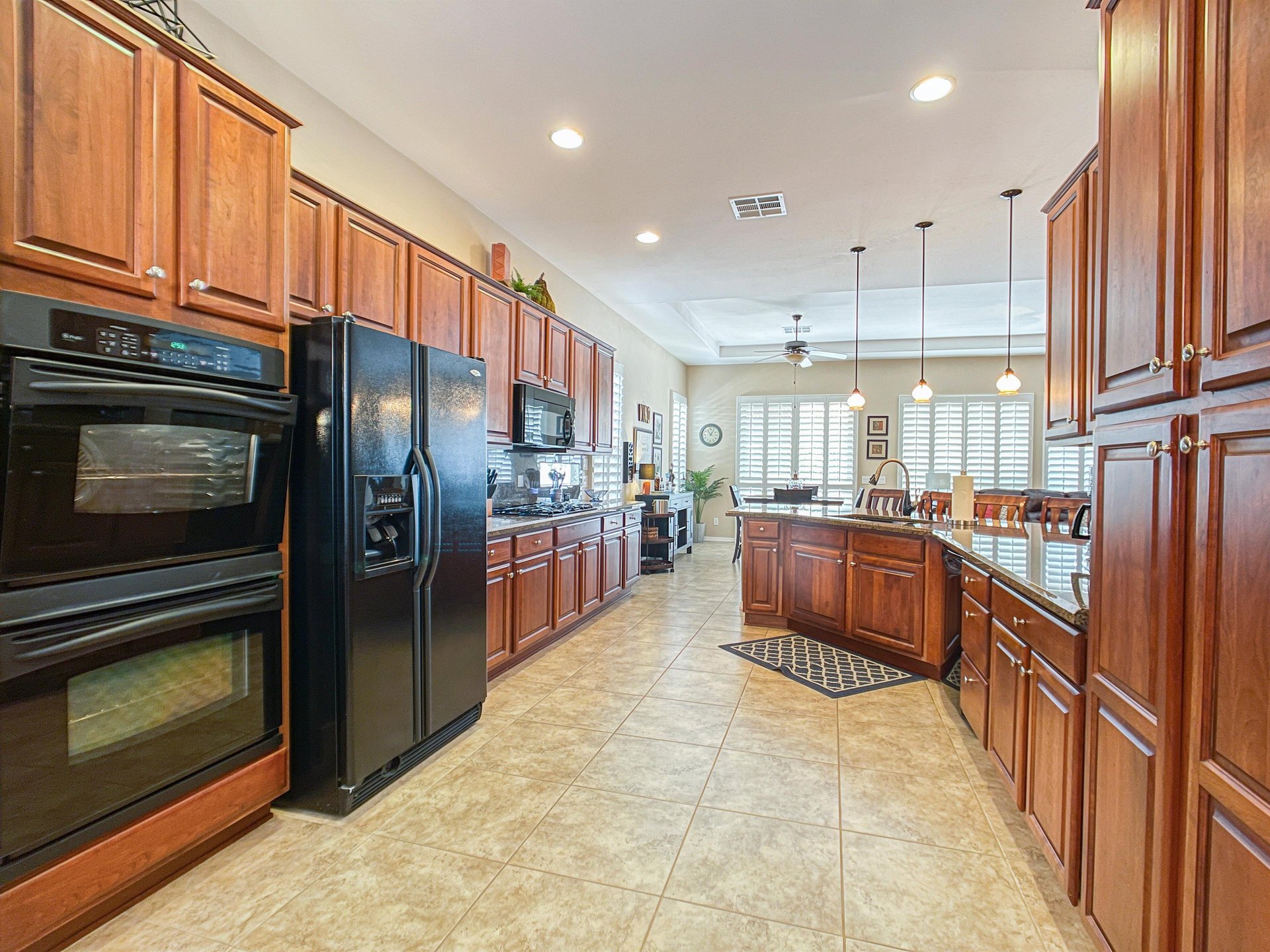 Large, open  and well appointed kitchen