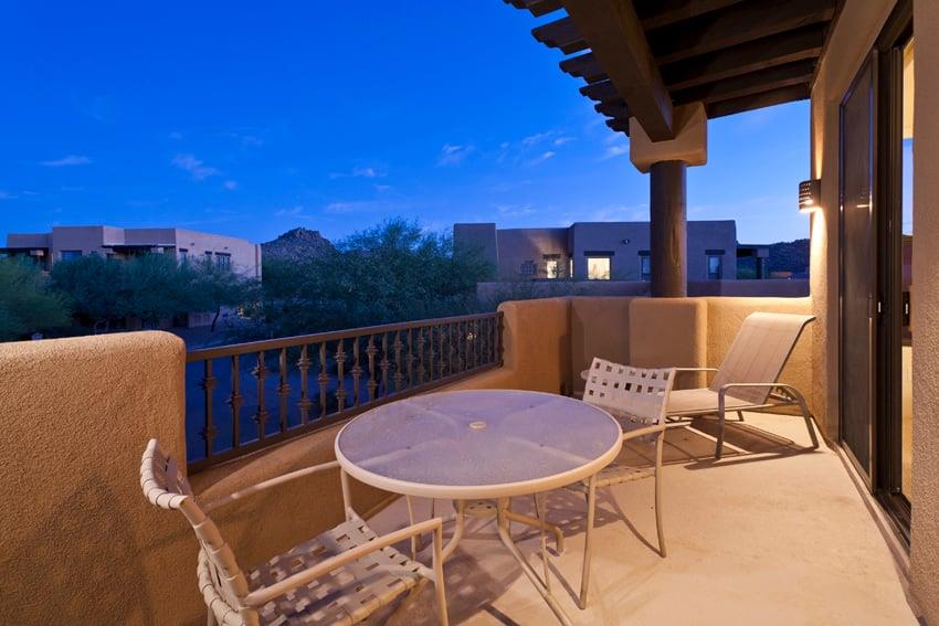 Private second floor patio