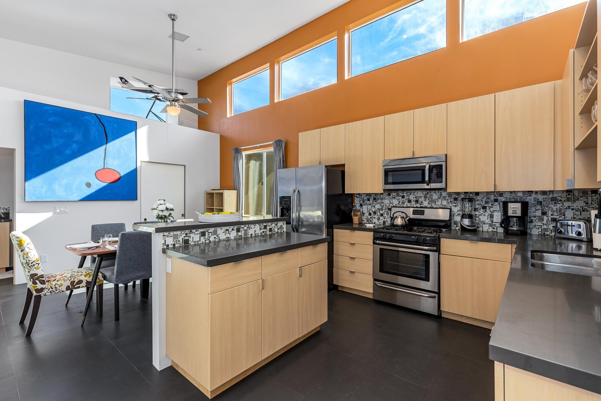 Spacious kitchen