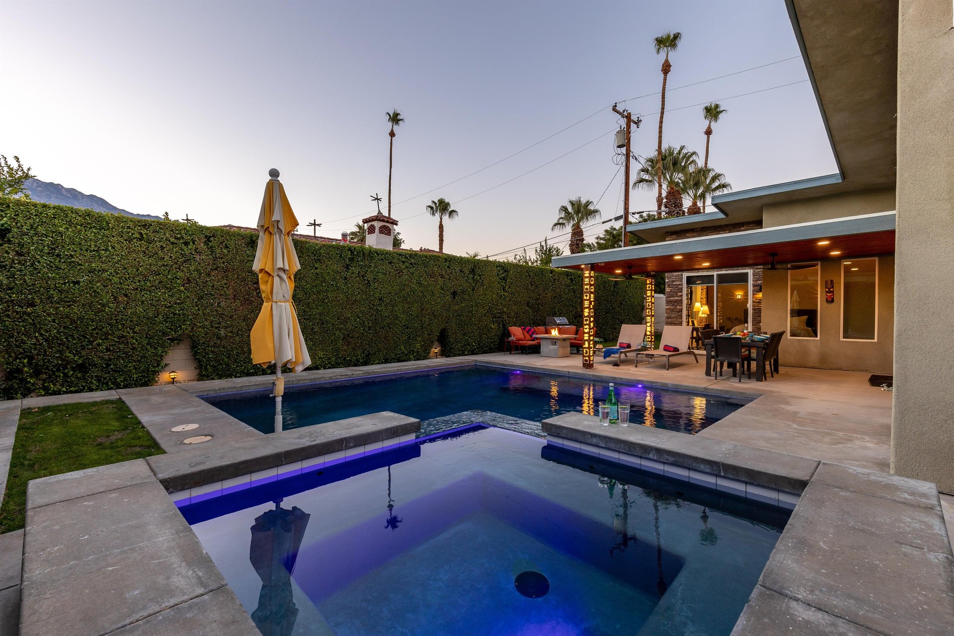 Soak in the spa