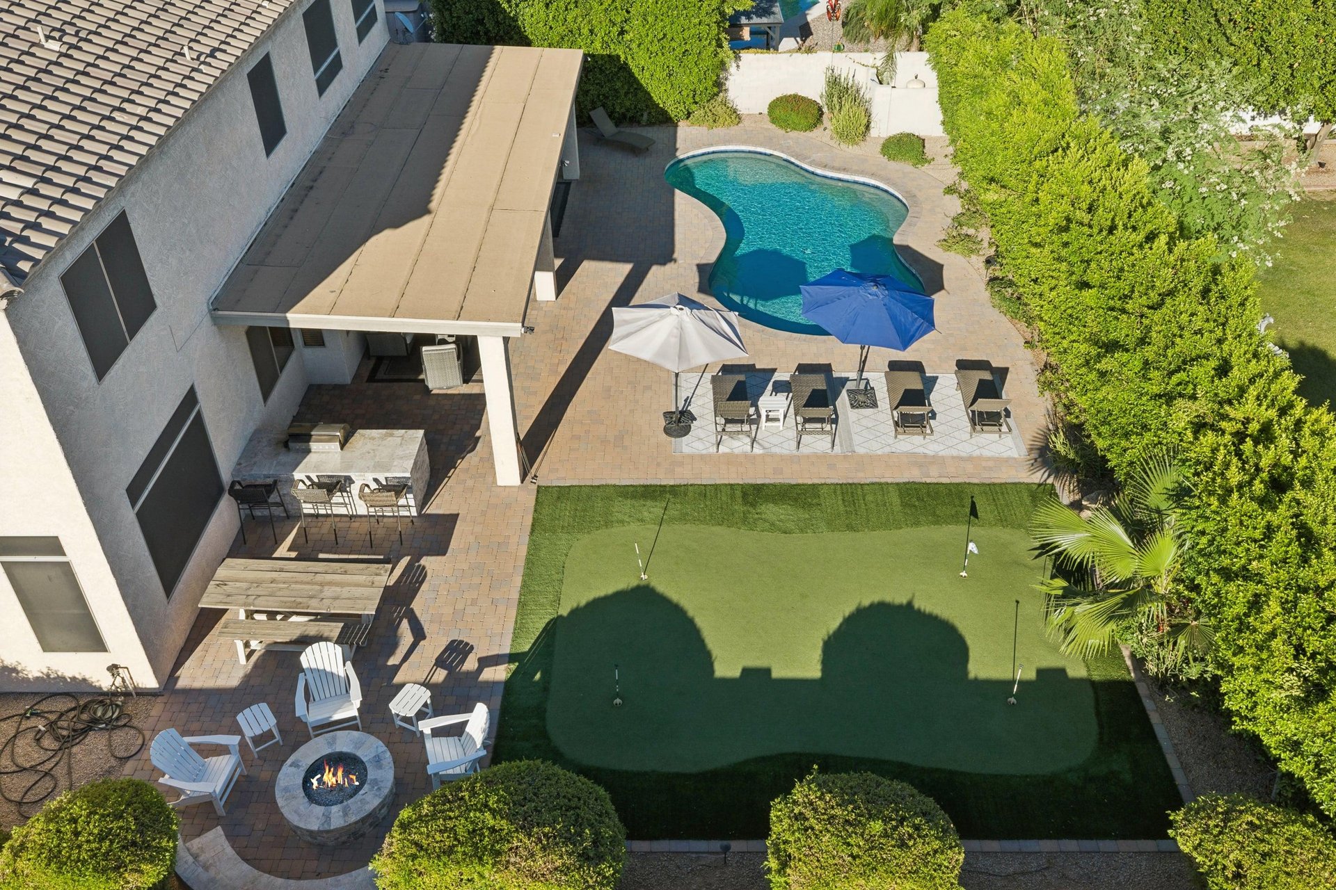 View of outdoor amenities.