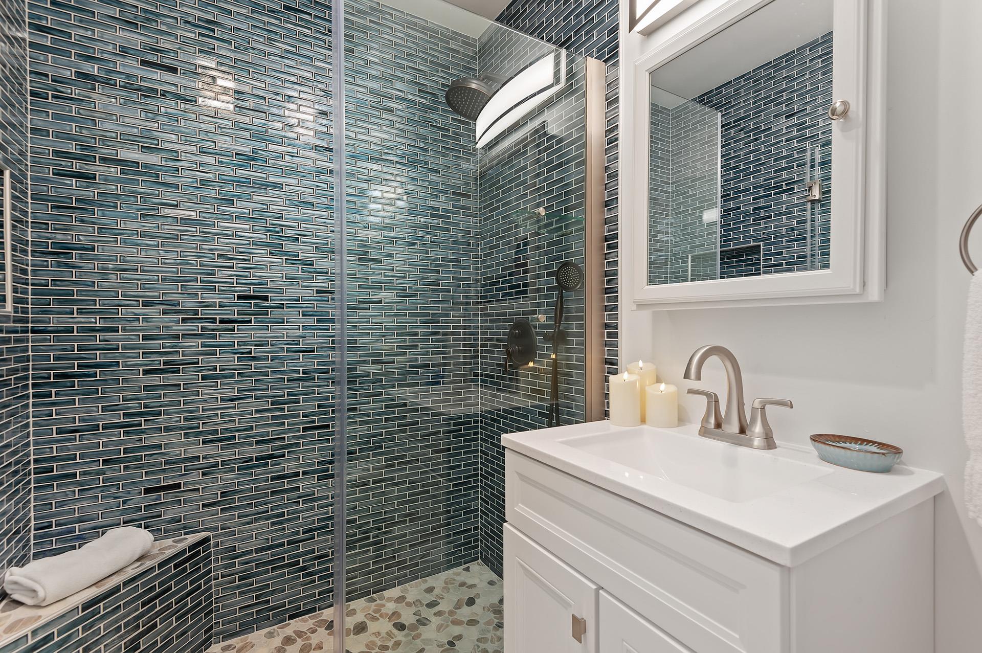 Newly remodeled bathroom