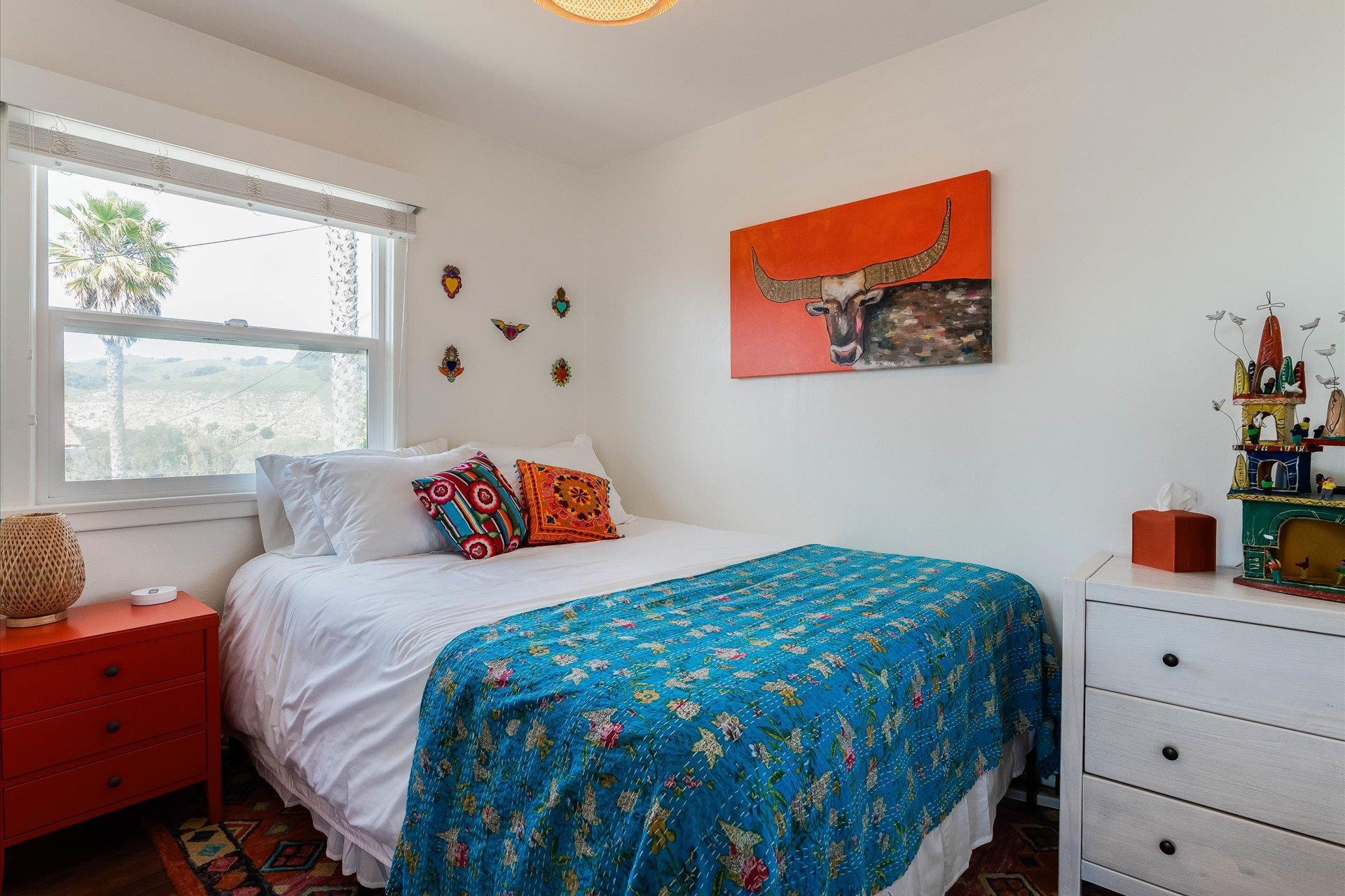 Queen bedroom on main level