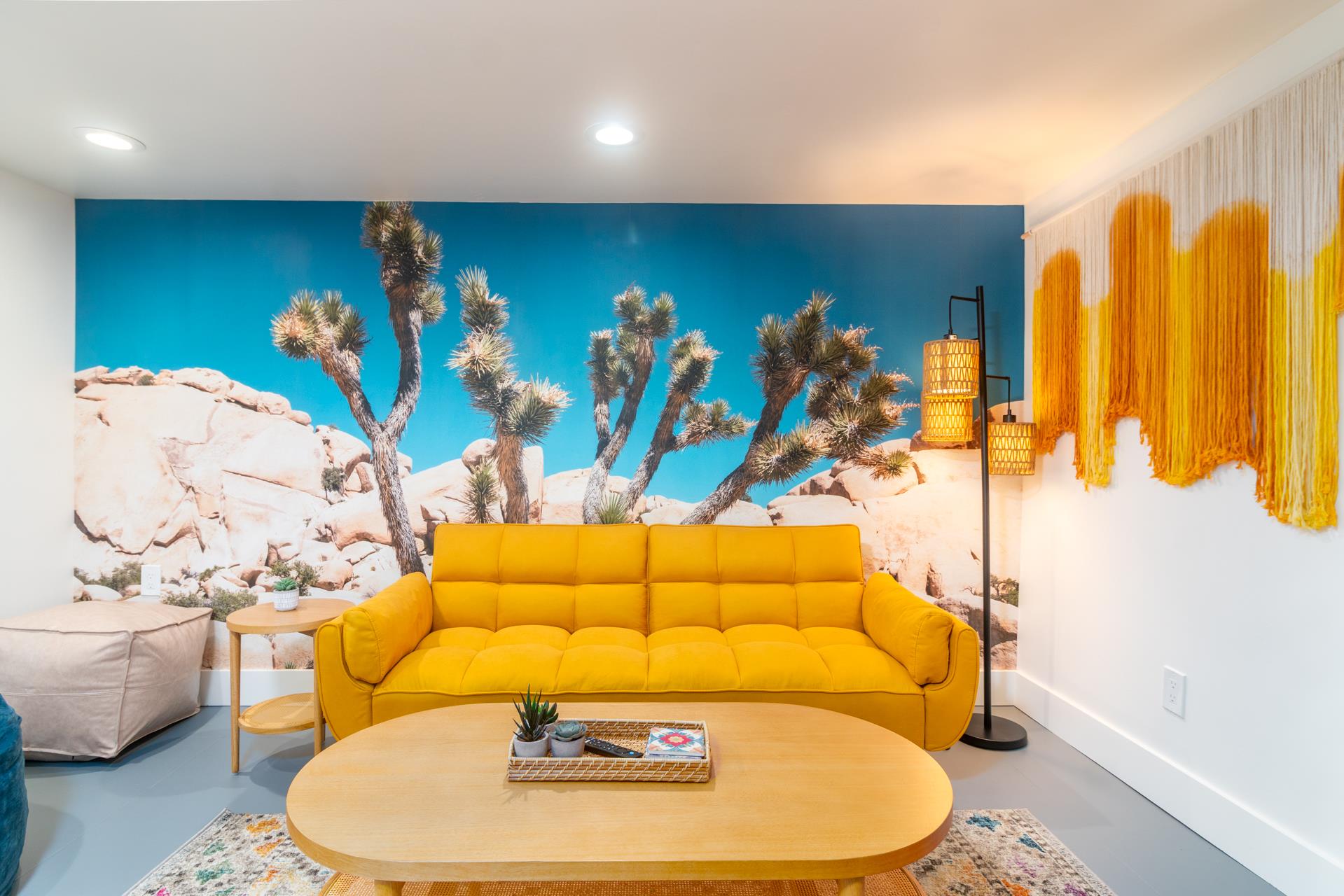 Such a fun space to chill or watch a movie