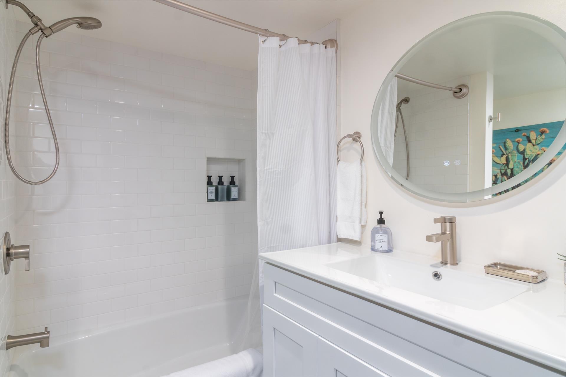lighted mirror