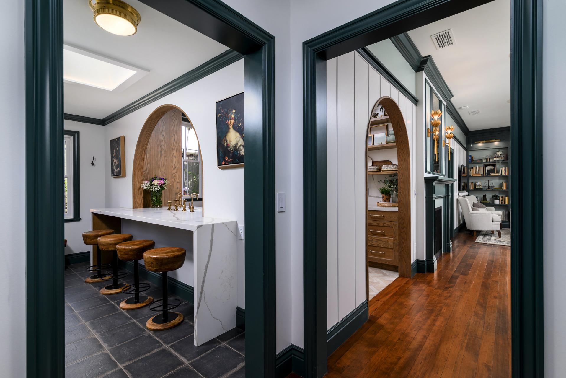 Kitchen and Hall