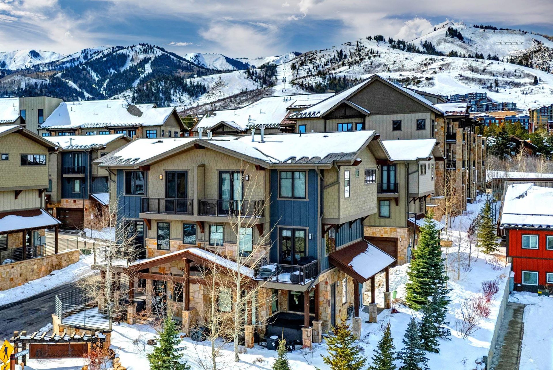 This Blackstone vacation rental in Canyons Village is nestled below the snowcapped peaks of Canyons Resort.