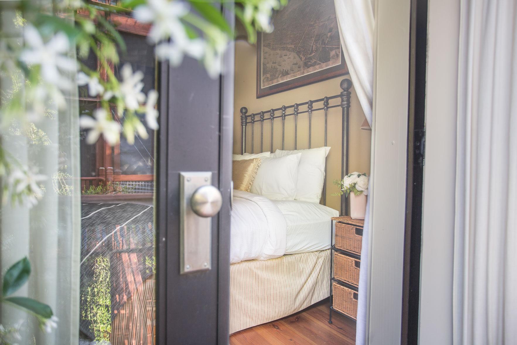 Wake up to the sweet smell of jasmine just outside your bedroom.