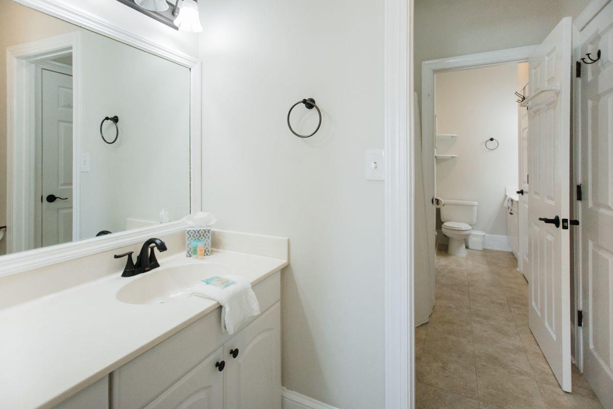 Step over to the primary bedroom