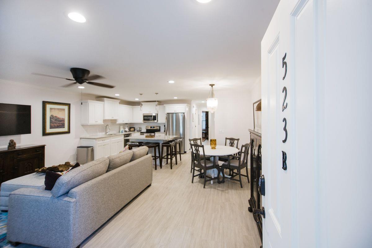 Heading down to the garden level apartment, guests are welcome to enter at street level or elevator access from the main house.