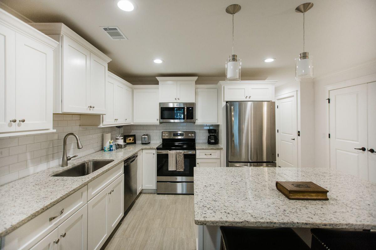 Plenty of counter space to craft your recipes.